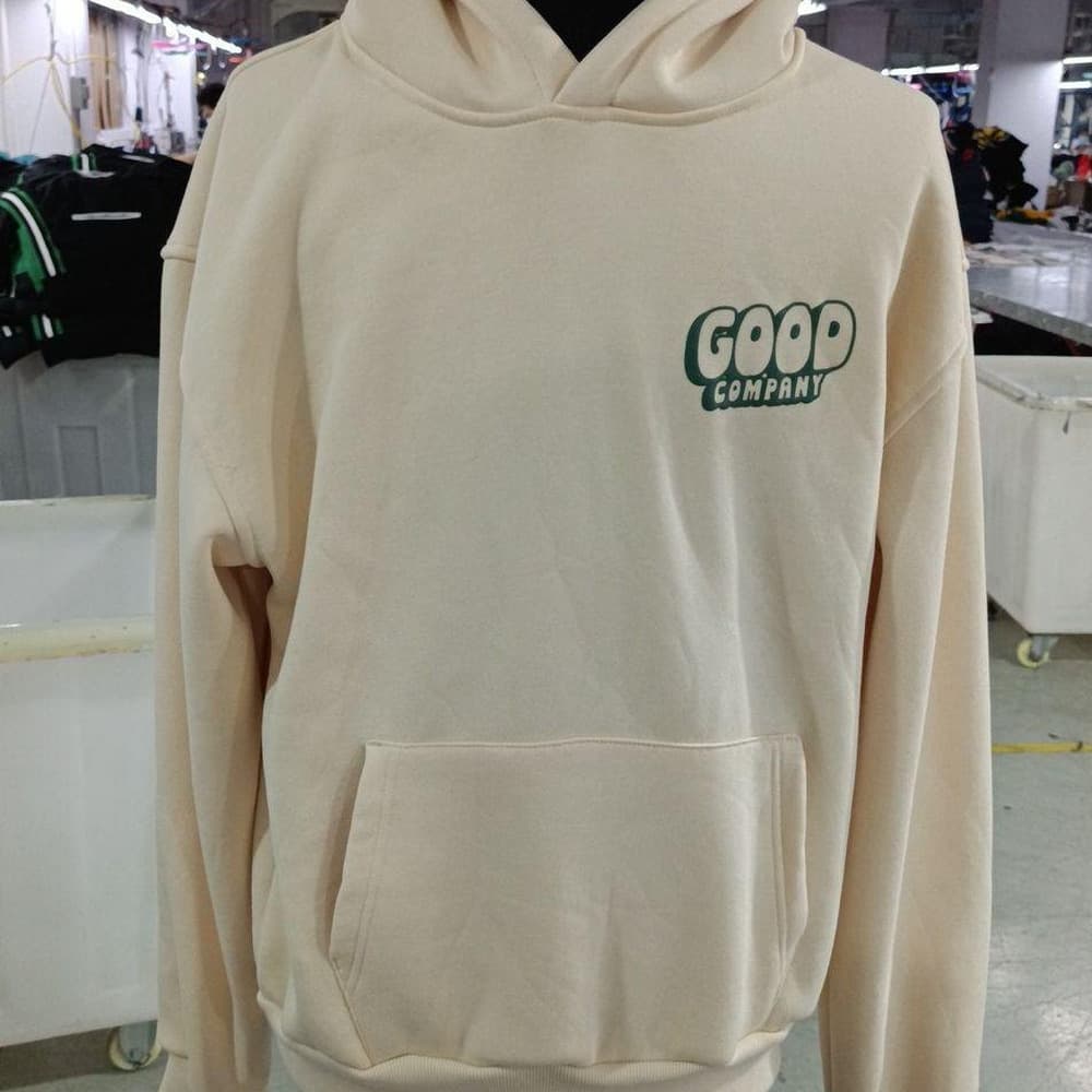 Custom Puff Print Hoodies produced for Good Company