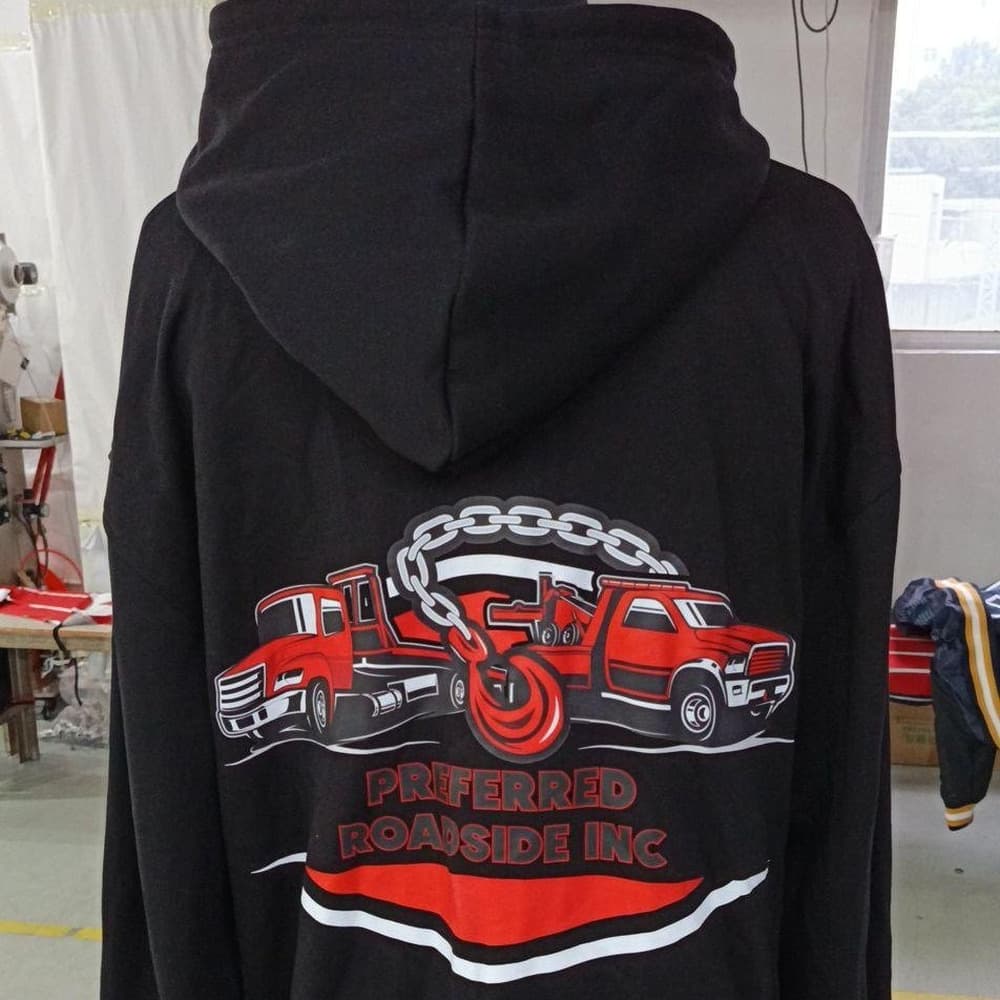 Custom T-shirts & Hoodies produced for Preferred Tow