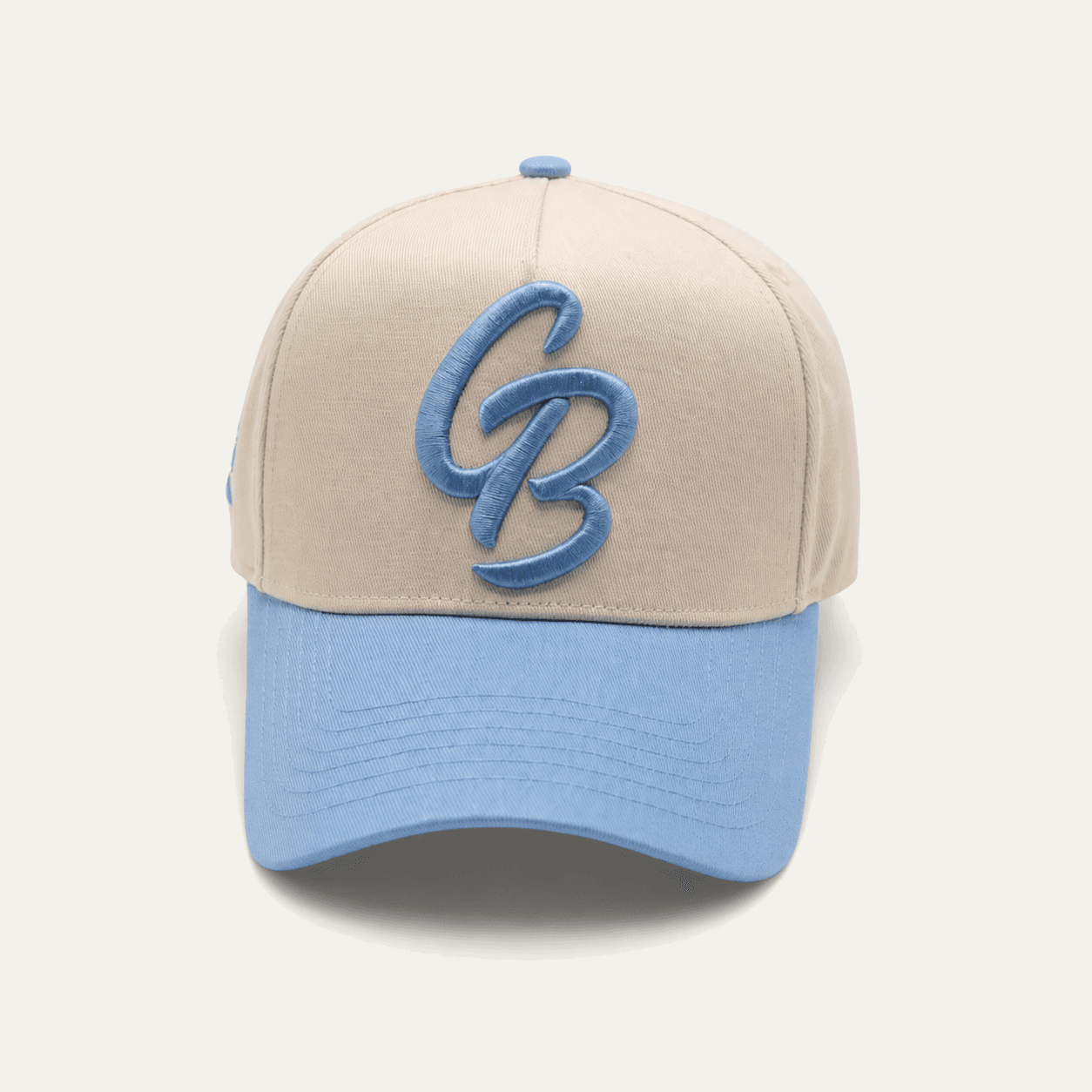 Two-Tone Monogram Caps produced for Georgian Bay Spirits Co.