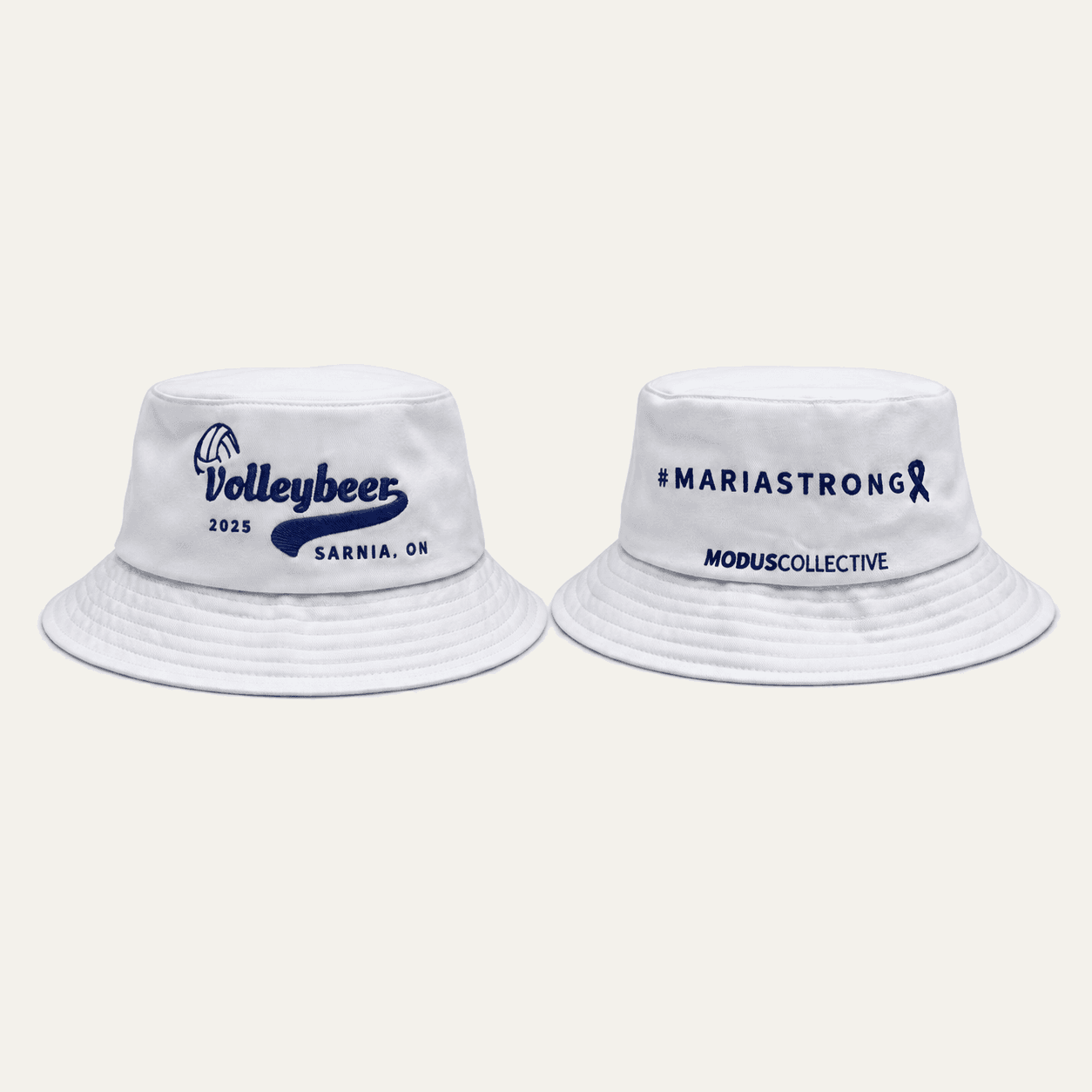 Custom Bucket Hats, Hoodies & T-Shirts produced for Volleybeer